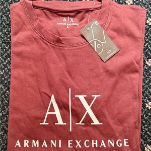 Armani Exchange Men's Red t-shirt (L)
